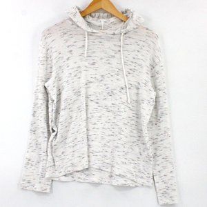 Rustic Souls Hoodie Womens White Pullover Knit Drawstring Hooded Size Medium M